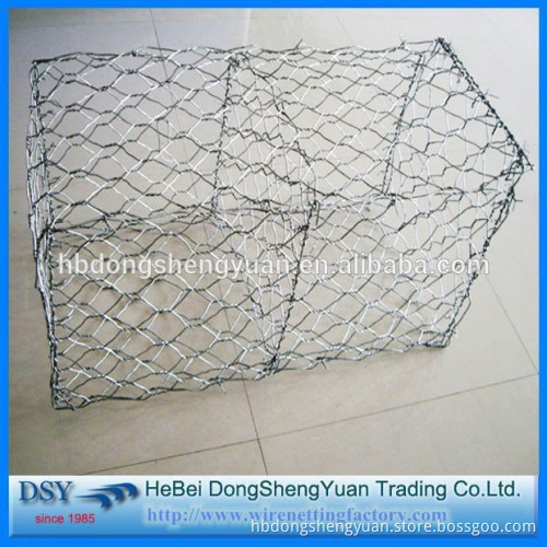 Galvanized & PVC Hexagonal Wire Mesh/Gabion Box